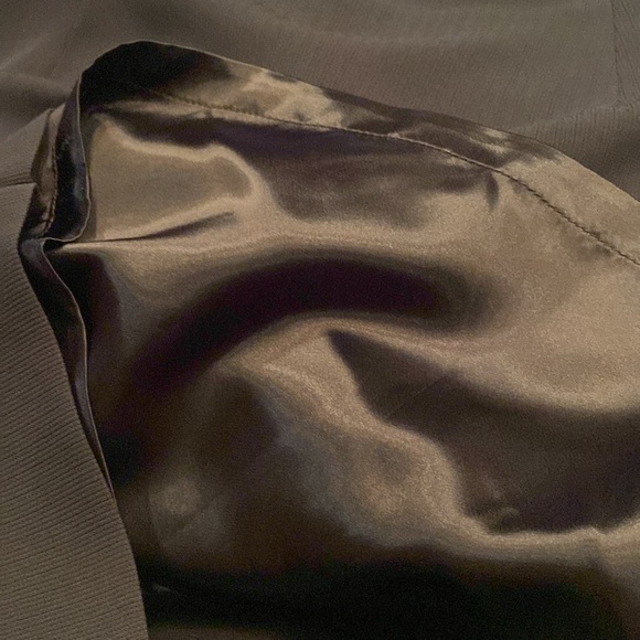 Garfield and Marks black on black striped pencil Skirt Straight short Size 4 - Picture 6 of 10